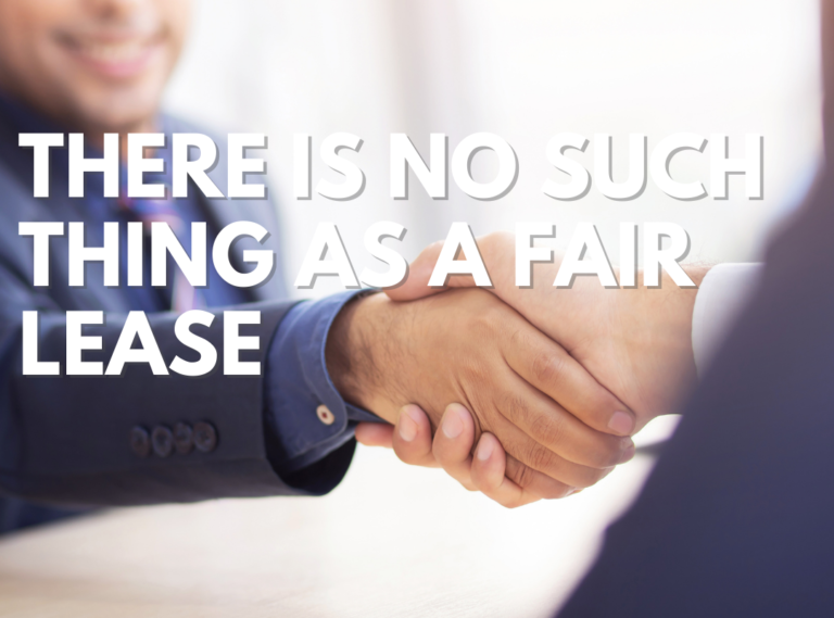 There is No Such Thing as a Fair Lease